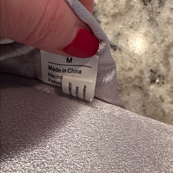 Draper James Metallic Silver Bow Slippers - Picture 8 of 8